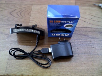 【厂家批发帽檐灯夹帽灯11个LED夜灯读书灯户外夜行灯广告促销品】价格,厂家,图片,手电筒,诺宇电子商务-